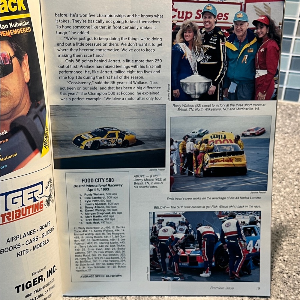 InsideTrack Premiere Issue Magazine - Alan Kulwicki: Remembered - Picture 4 of 5